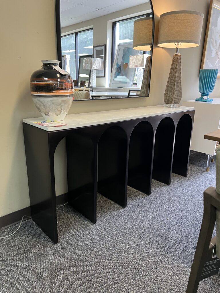 Noir Bridge Console Table