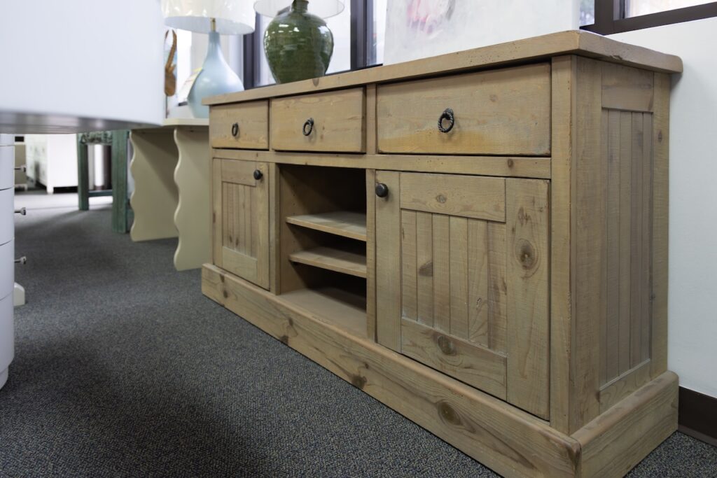 Reclaimed Wood Media Cabinet
